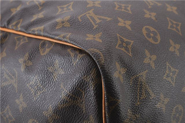 Authentic LOUIS VUITTON Monogram Sac Souple55 Hand Boston Bag M41622 LV 8073C