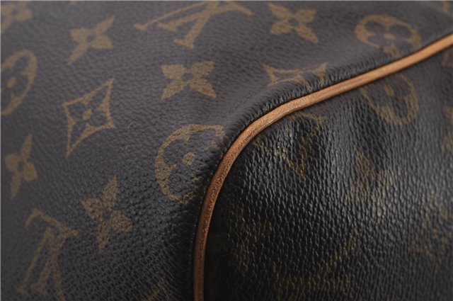 Authentic LOUIS VUITTON Monogram Sac Souple55 Hand Boston Bag M41622 LV 8073C