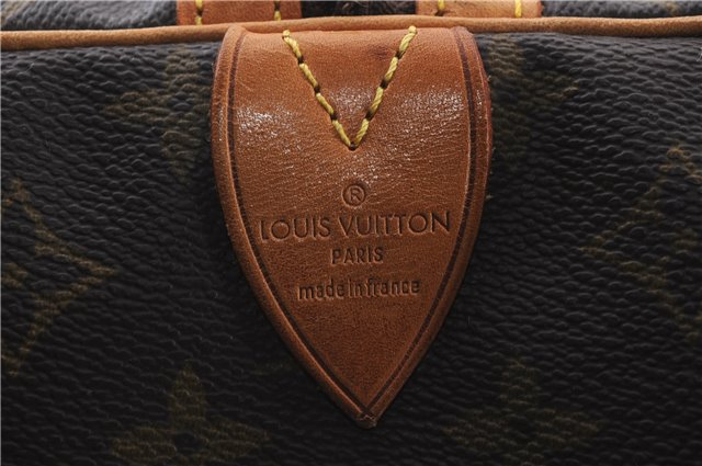Authentic LOUIS VUITTON Monogram Sac Souple55 Hand Boston Bag M41622 LV 8073C