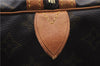 Authentic LOUIS VUITTON Monogram Sac Souple55 Hand Boston Bag M41622 LV 8073C