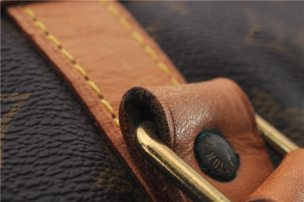 Authentic LOUIS VUITTON Monogram Sac Souple55 Hand Boston Bag M41622 LV 8073C