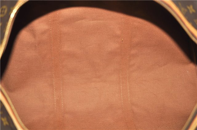 Authentic LOUIS VUITTON Monogram Sac Souple55 Hand Boston Bag M41622 LV 8073C