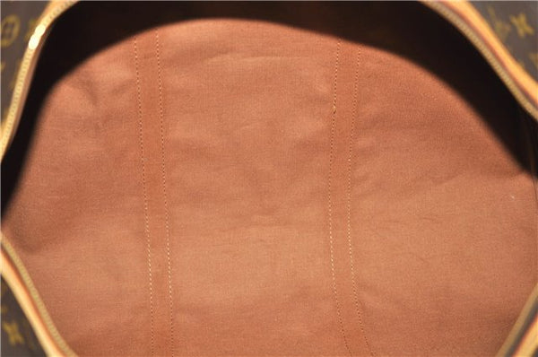 Authentic LOUIS VUITTON Monogram Sac Souple55 Hand Boston Bag M41622 LV 8073C