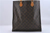 Authentic LOUIS VUITTON Monogram Sac Plat Hand Bag M51140 LV Junk 8074C