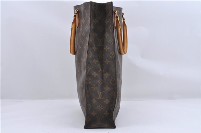 Authentic LOUIS VUITTON Monogram Sac Plat Hand Bag M51140 LV Junk 8074C