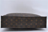 Authentic LOUIS VUITTON Monogram Sac Plat Hand Bag M51140 LV Junk 8074C