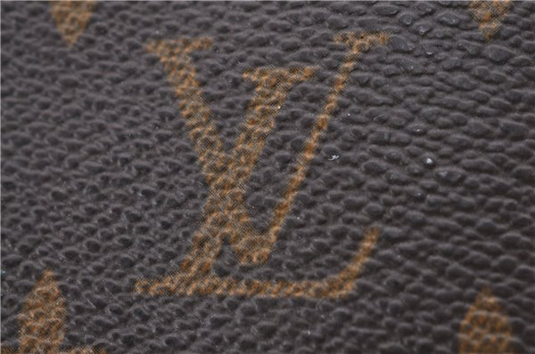 Authentic LOUIS VUITTON Monogram Sac Plat Hand Bag M51140 LV Junk 8074C