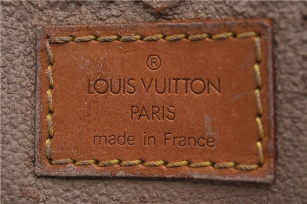 Authentic LOUIS VUITTON Monogram Sac Plat Hand Bag M51140 LV Junk 8074C