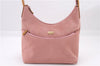 Authentic GUCCI Vintage Shoulder Hand Bag Purse Suede Leather 0013386 Pink 8074E