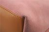 Authentic GUCCI Vintage Shoulder Hand Bag Purse Suede Leather 0013386 Pink 8074E