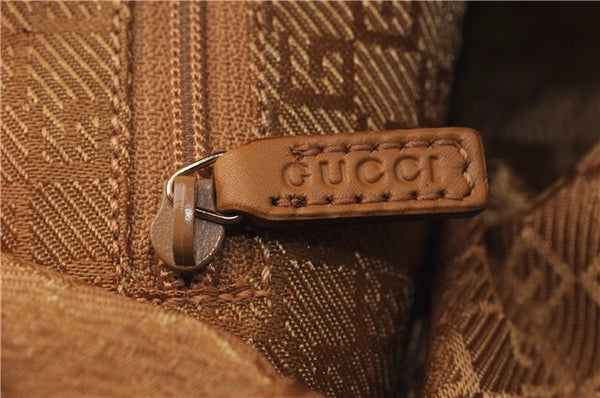 Authentic GUCCI Vintage Shoulder Hand Bag Purse Suede Leather 0013386 Pink 8074E