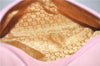 Authentic GUCCI Vintage Shoulder Hand Bag Purse Suede Leather 0013386 Pink 8074E