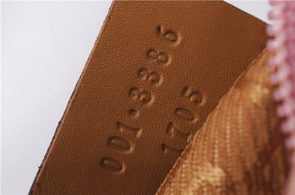 Authentic GUCCI Vintage Shoulder Hand Bag Purse Suede Leather 0013386 Pink 8074E