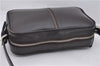 Authentic BURBERRY Vintage Leather Shoulder Cross Body Bag Purse Brown 8075D