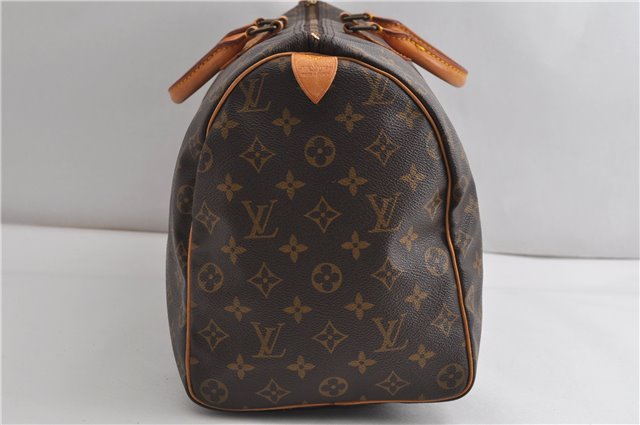 Authentic Louis Vuitton Monogram Speedy 40 Hand Boston Bag M41522 LV 8077F