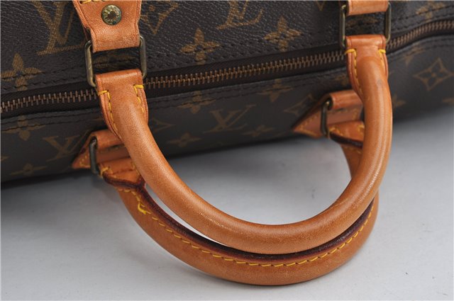 Authentic Louis Vuitton Monogram Speedy 40 Hand Boston Bag M41522 LV 8077F