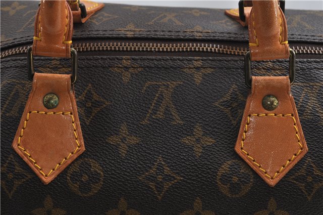 Authentic Louis Vuitton Monogram Speedy 40 Hand Boston Bag M41522 LV 8077F