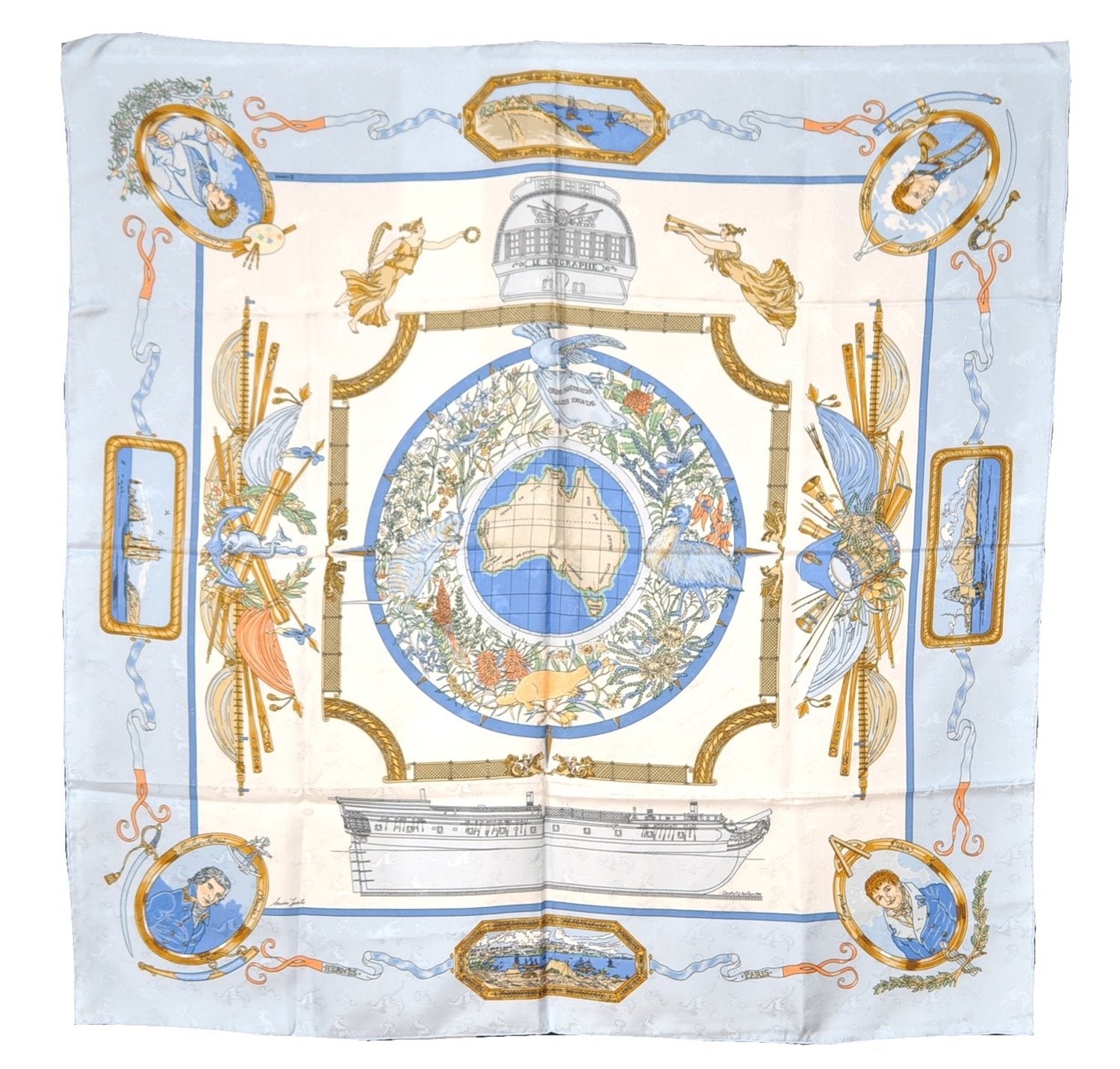 Authentic HERMES Carre 90 Scarf 