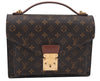 Authentic Louis Vuitton Monogram Monceau 2Way Shoulder Hand Bag M51185 LV 8087E