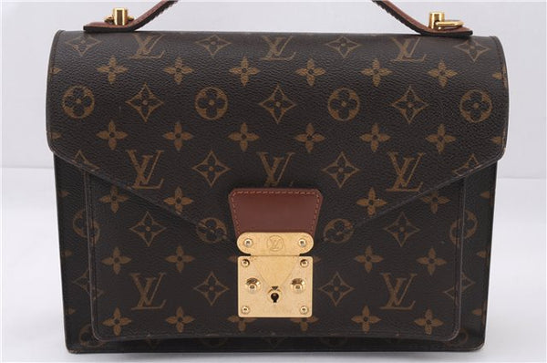 Authentic Louis Vuitton Monogram Monceau 2Way Shoulder Hand Bag M51185 LV 8087E