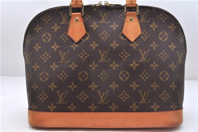 Authentic Louis Vuitton Monogram Alma Hand Bag Purse M51130 LV 8088E