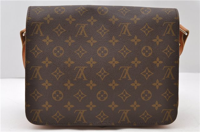Auth LOUIS VUITTON Monogram Cartouchiere GM Shoulder Cross Bag Old Model 8089C