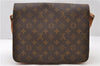 Auth LOUIS VUITTON Monogram Cartouchiere GM Shoulder Cross Bag Old Model 8089C