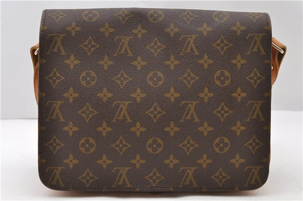 Auth LOUIS VUITTON Monogram Cartouchiere GM Shoulder Cross Bag Old Model 8089C