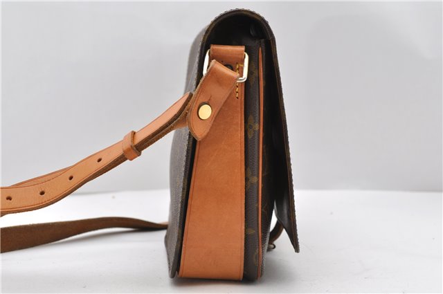 Auth LOUIS VUITTON Monogram Cartouchiere GM Shoulder Cross Bag Old Model 8089C