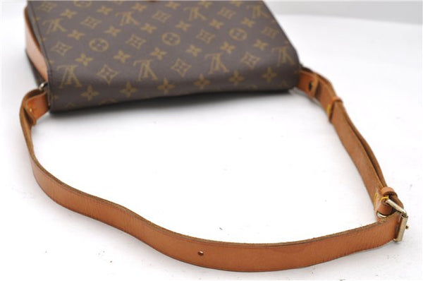 Auth LOUIS VUITTON Monogram Cartouchiere GM Shoulder Cross Bag Old Model 8089C