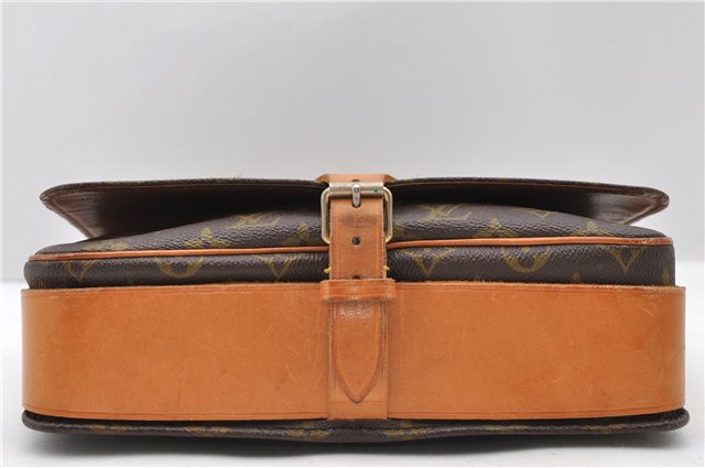 Auth LOUIS VUITTON Monogram Cartouchiere GM Shoulder Cross Bag Old Model 8089C