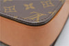 Auth LOUIS VUITTON Monogram Cartouchiere GM Shoulder Cross Bag Old Model 8089C