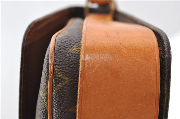 Auth LOUIS VUITTON Monogram Cartouchiere GM Shoulder Cross Bag Old Model 8089C