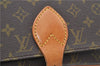 Auth LOUIS VUITTON Monogram Cartouchiere GM Shoulder Cross Bag Old Model 8089C