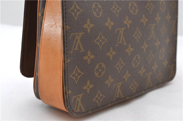 Auth LOUIS VUITTON Monogram Cartouchiere GM Shoulder Cross Bag Old Model 8089C