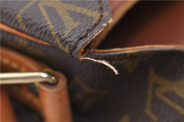 Auth LOUIS VUITTON Monogram Cartouchiere GM Shoulder Cross Bag Old Model 8089C