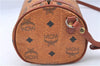 Authentic MCM Visetos Leather Vintage Shoulder Cross Body Bag Purse Brown 8090D