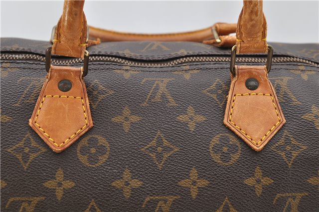 Authentic LOUIS VUITTON Monogram Speedy 40 Hand Bag M41522 LV 8092C