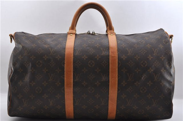 Auth LOUIS VUITTON Monogram Keepall Bandouliere 50 Boston Bag M41416 LV 8097C