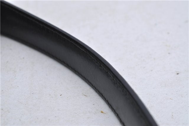 Authentic GUCCI Shoulder Hand Bag Purse GG Canvas Leather 0000602 Black 8097D