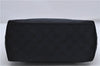 Authentic GUCCI Shoulder Hand Bag Purse GG Canvas Leather 0000602 Black 8097D