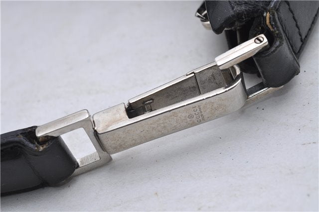 Authentic GUCCI Shoulder Hand Bag Purse GG Canvas Leather 0000602 Black 8097D