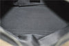 Authentic GUCCI Shoulder Hand Bag Purse GG Canvas Leather 0000602 Black 8097D
