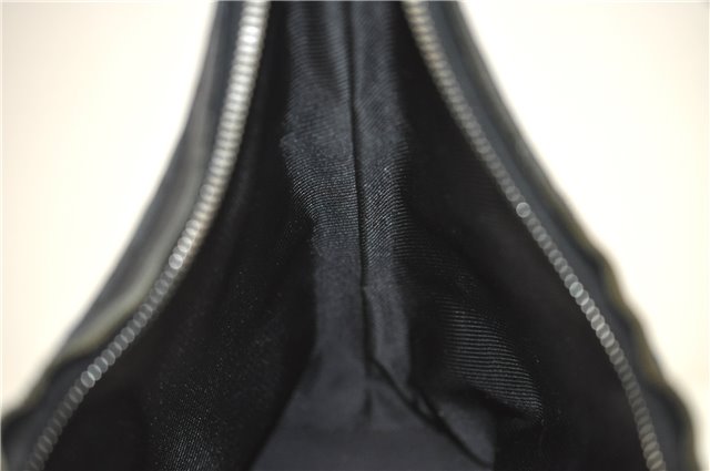 Authentic GUCCI Shoulder Hand Bag Purse GG Canvas Leather 0000602 Black 8097D