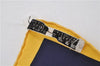 Authentic HERMES Carre 90 Scarf "LES ARMES DE PARIS" Silk Yellow Navy PB 8097E