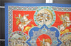 Authentic HERMES Carre 90 Scarf "LE TRIOMPHE DU PALADIN" Silk Blue 8098E