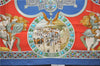 Authentic HERMES Carre 90 Scarf "LE TRIOMPHE DU PALADIN" Silk Blue 8098E