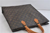 Authentic LOUIS VUITTON Monogram Sac Plat Hand Bag M51140 LV 8099C