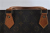 Authentic LOUIS VUITTON Monogram Sac Plat Hand Bag M51140 LV 8099C