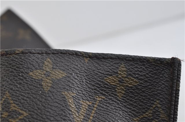 Authentic LOUIS VUITTON Monogram Sac Plat Hand Bag M51140 LV 8099C